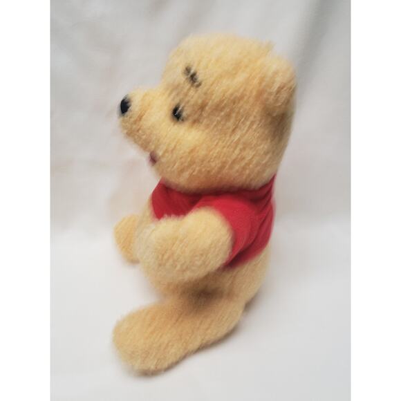 Vintage Disney Winnie The Pooh Signing Plush Toy With Movable Joints - Picture 6 of 9